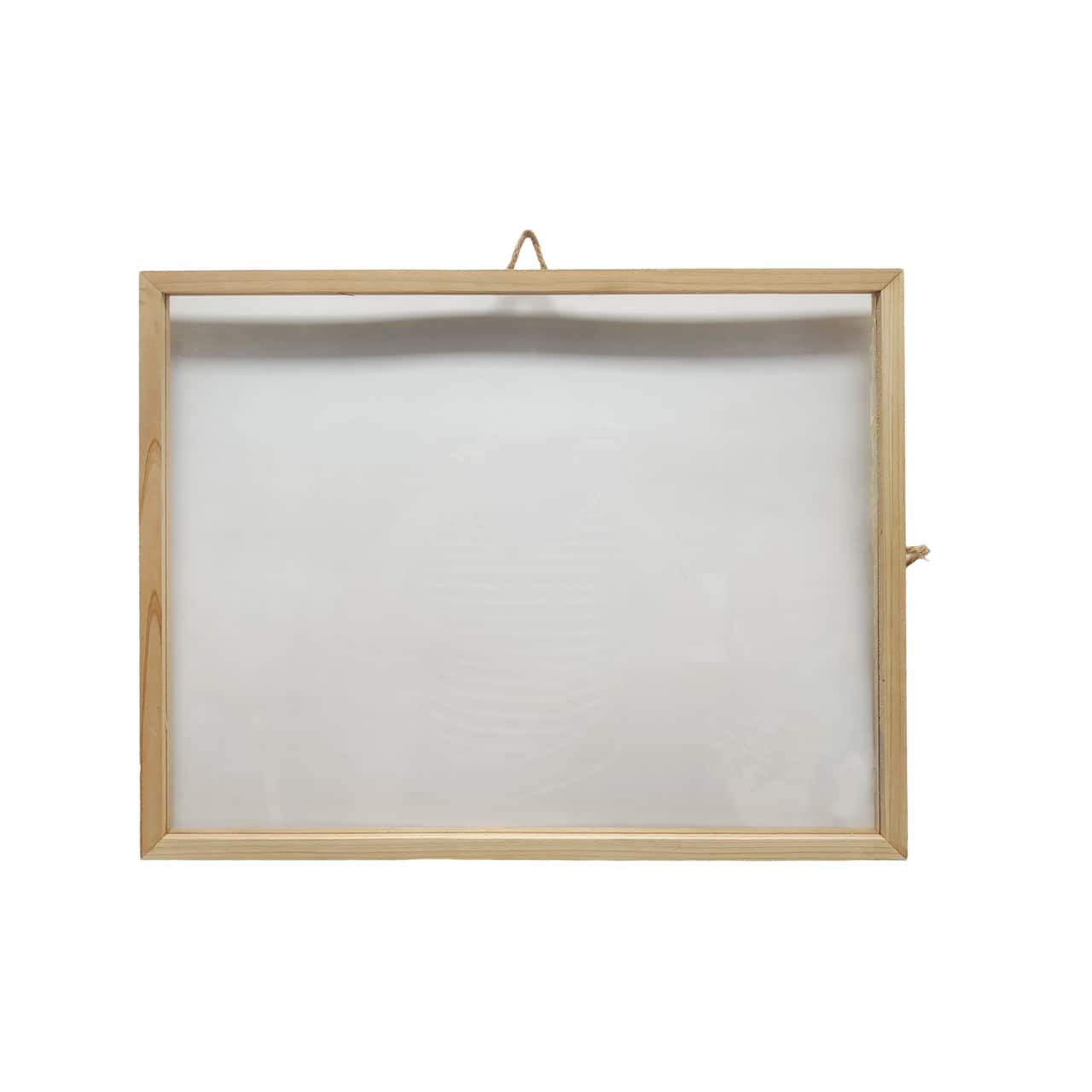 6 Pack: 16" x 20" Unfinished Wood Framed Acrylic Sign by Make Market®